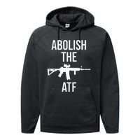 Abolish The Atf Pro Gun Performance Fleece Hoodie