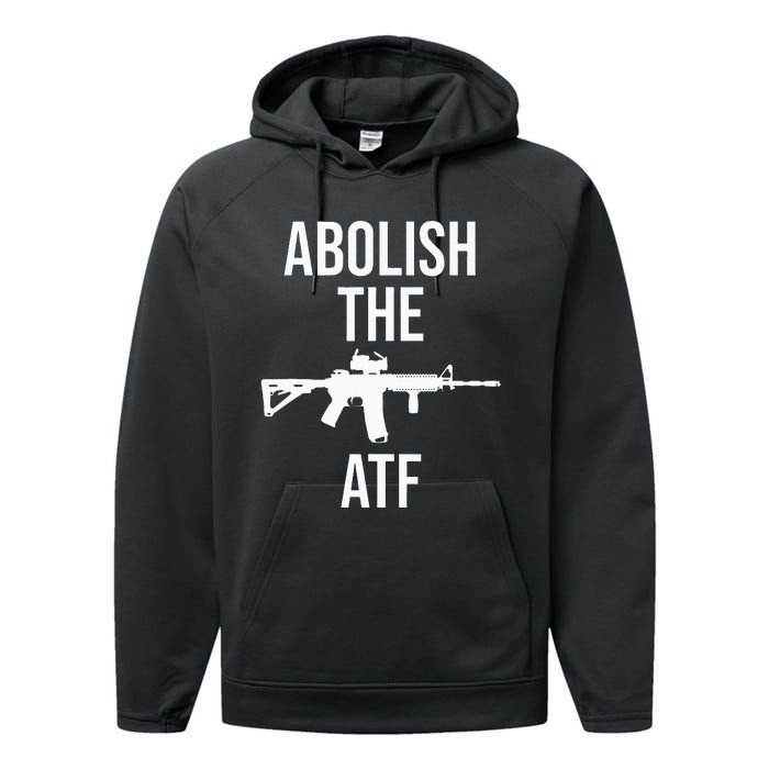 Abolish The Atf Pro Gun Performance Fleece Hoodie