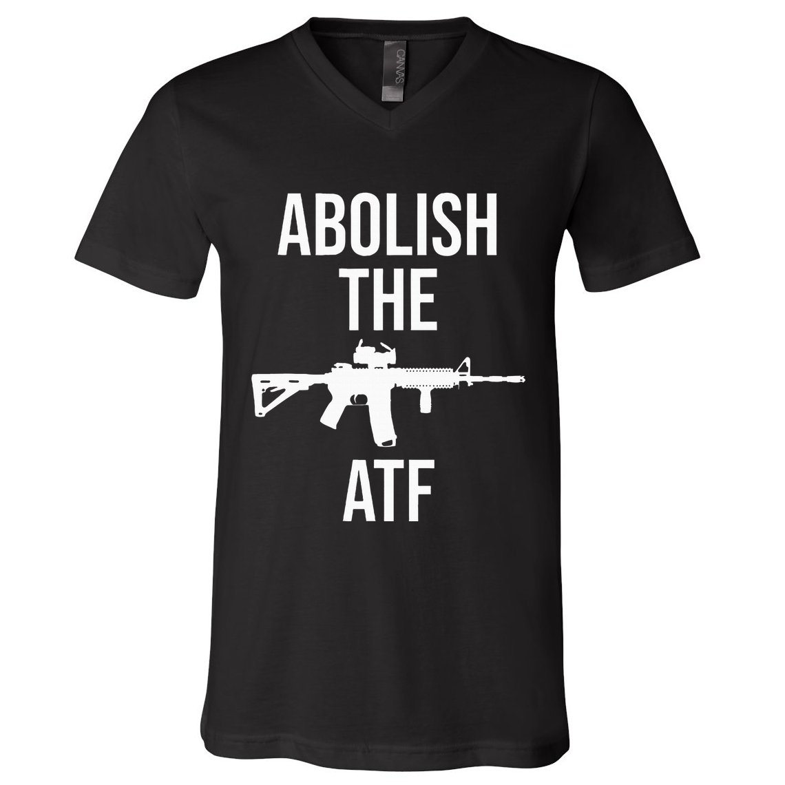 Abolish The Atf Pro Gun V-Neck T-Shirt