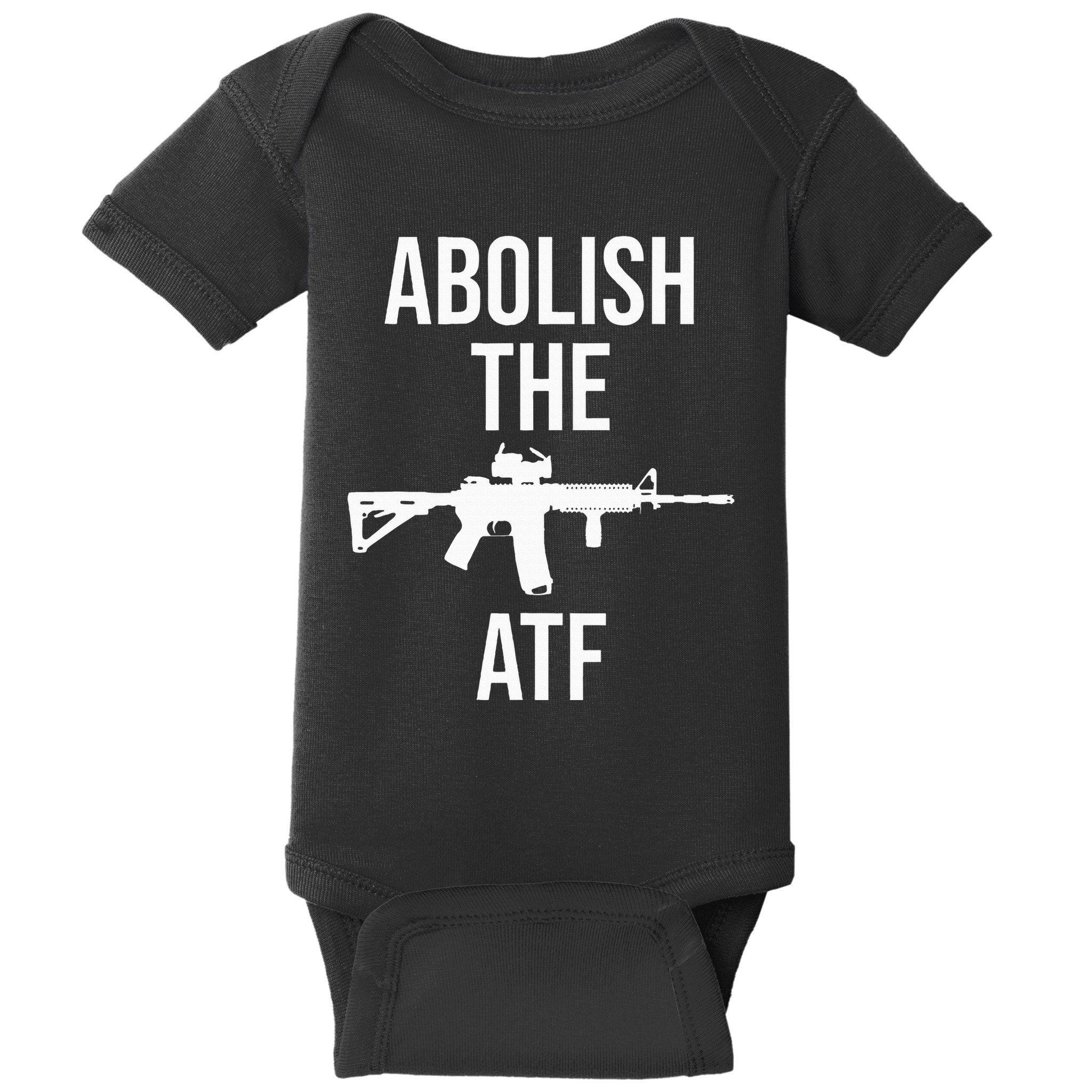 Abolish The Atf Pro Gun Baby Bodysuit