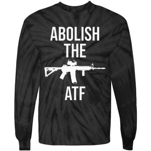 Abolish The Atf Pro Gun Tie-Dye Long Sleeve Shirt