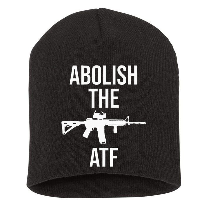 Abolish The Atf Pro Gun Short Acrylic Beanie