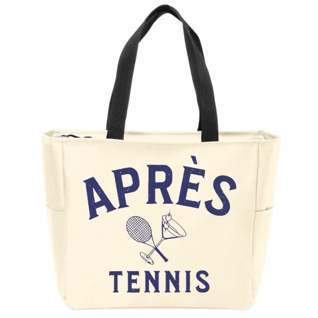 Apres Tennis AprèS Tennis Zip Tote Bag