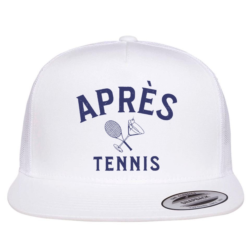 Apres Tennis AprèS Tennis Flat Bill Trucker Hat
