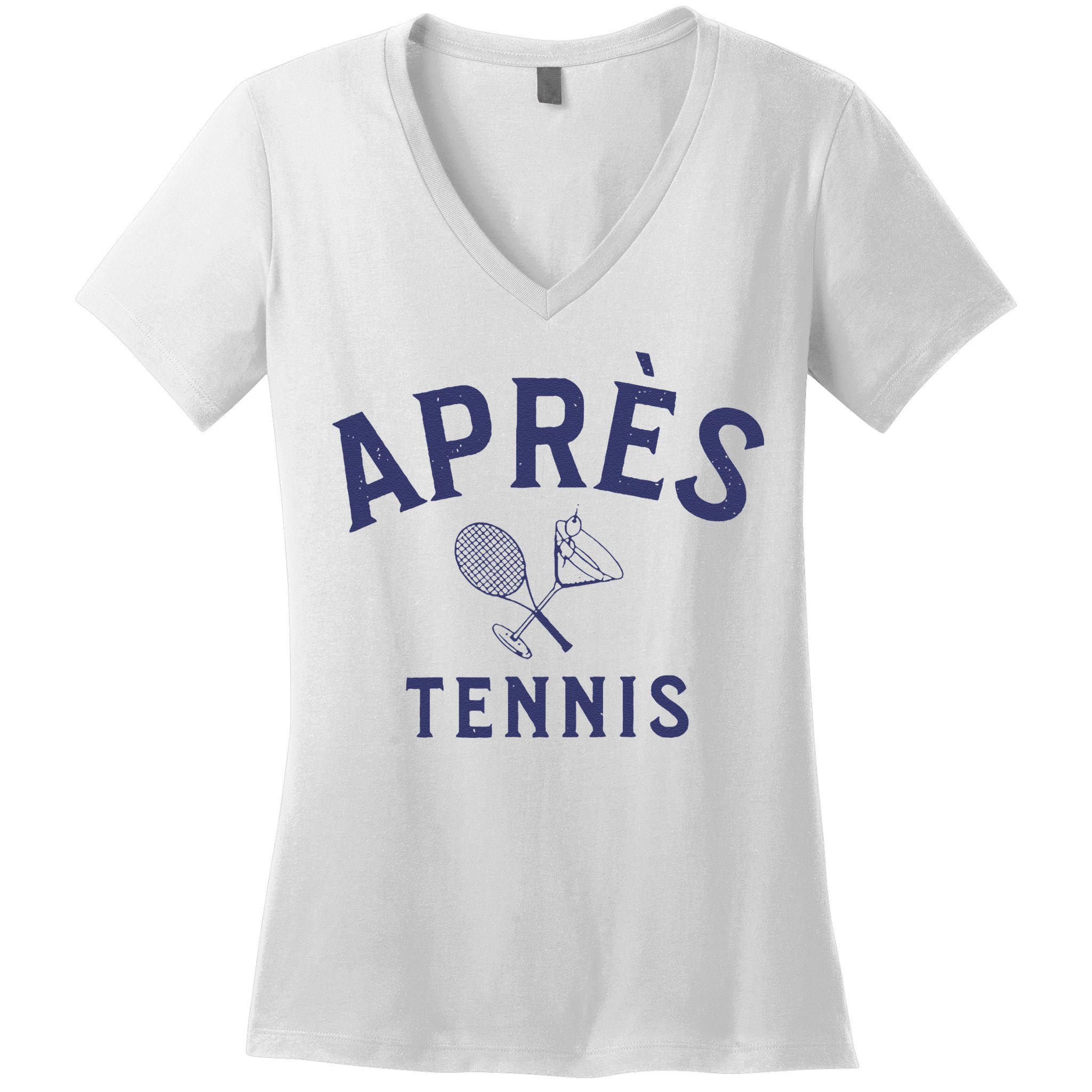 Apres Tennis AprèS Tennis Women's V-Neck T-Shirt