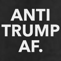 Anti Trump Af 7 Panel Mesh Trucker Snapback Hat