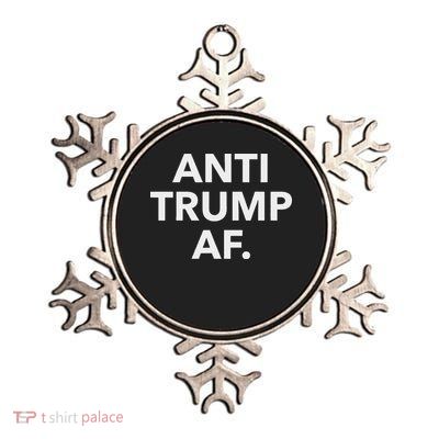Anti Trump Af Metallic Star Ornament