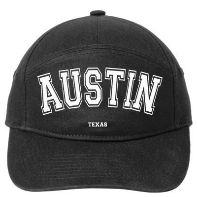 Austin Texas 7-Panel Snapback Hat