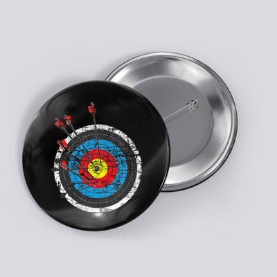 Archery Target Archer Bowman Bow Hunting Bowhunter Button