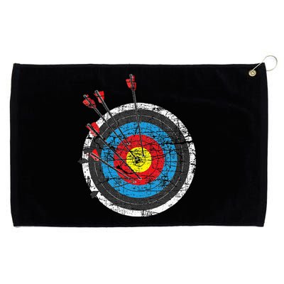 Archery Target Archer Bowman Bow Hunting Bowhunter Grommeted Golf Towel