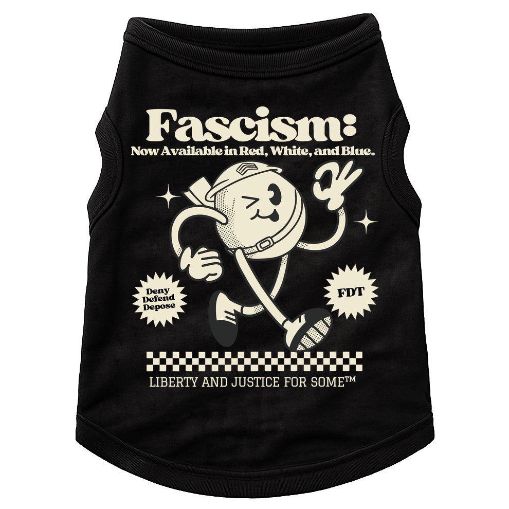 Anti Trump Anti Fascism Doggie Tank