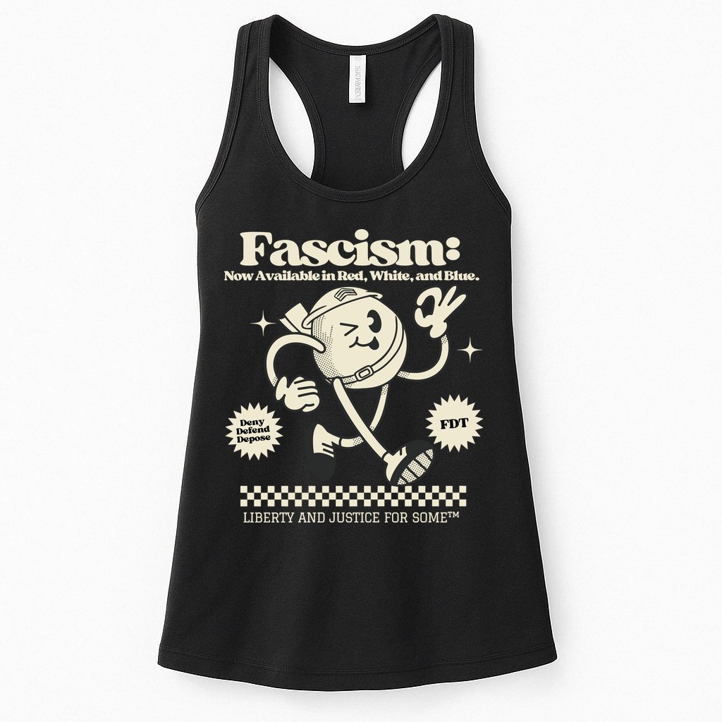 Anti Trump Anti Fascism Womens Tank Top