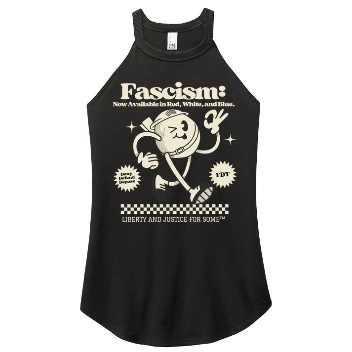 Anti Trump Anti Fascism Women's Perfect Tri Rocker Tank