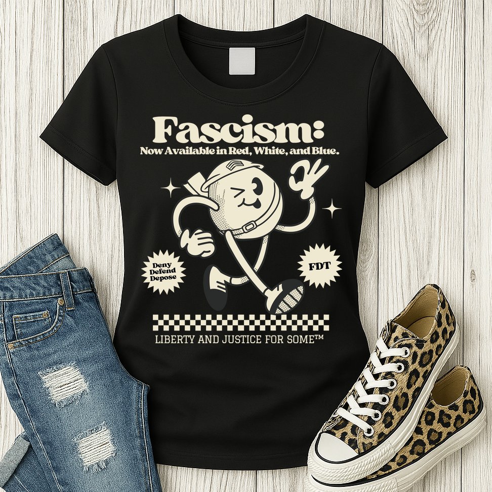Anti Trump Anti Fascism Womens T-Shirt