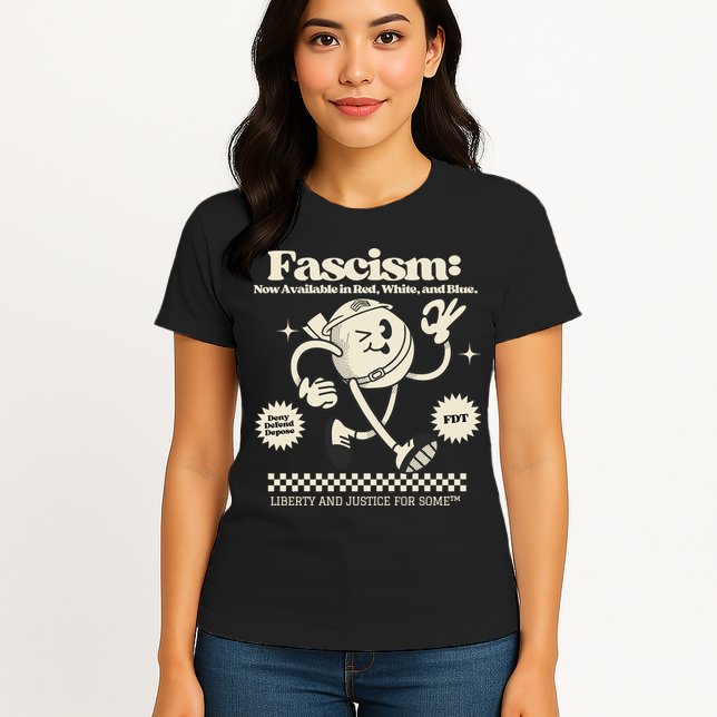 Anti Trump Anti Fascism Womens T-Shirt