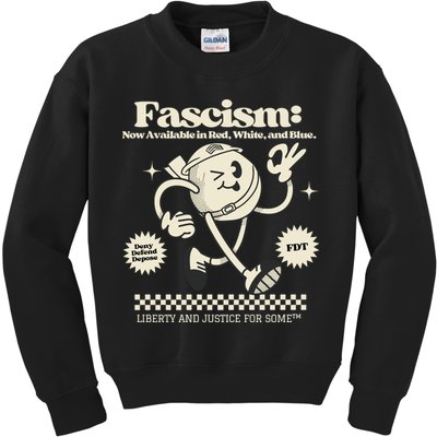Anti Trump Anti Fascism Kids Sweatshirt