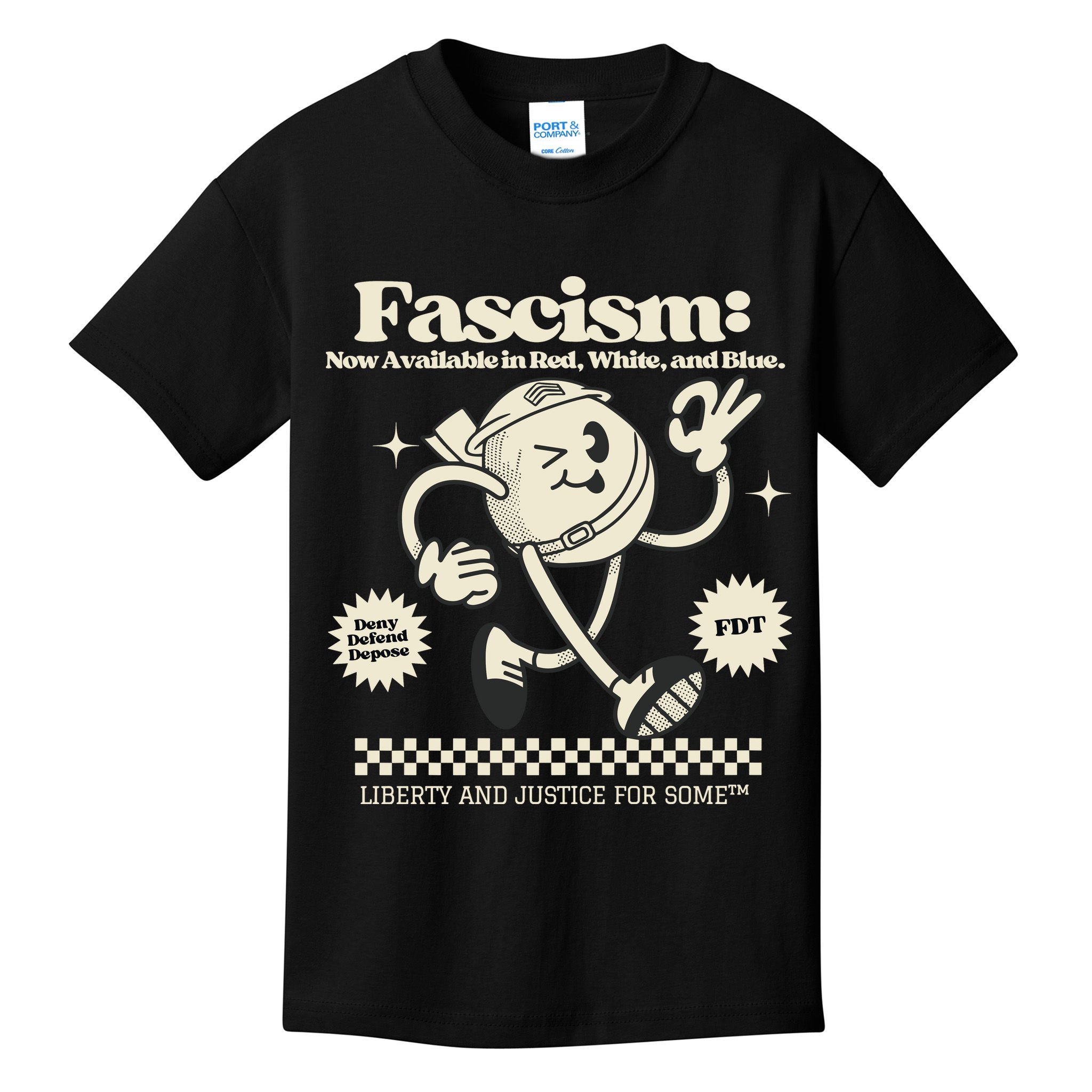 Anti Trump Anti Fascism Kids T-Shirt