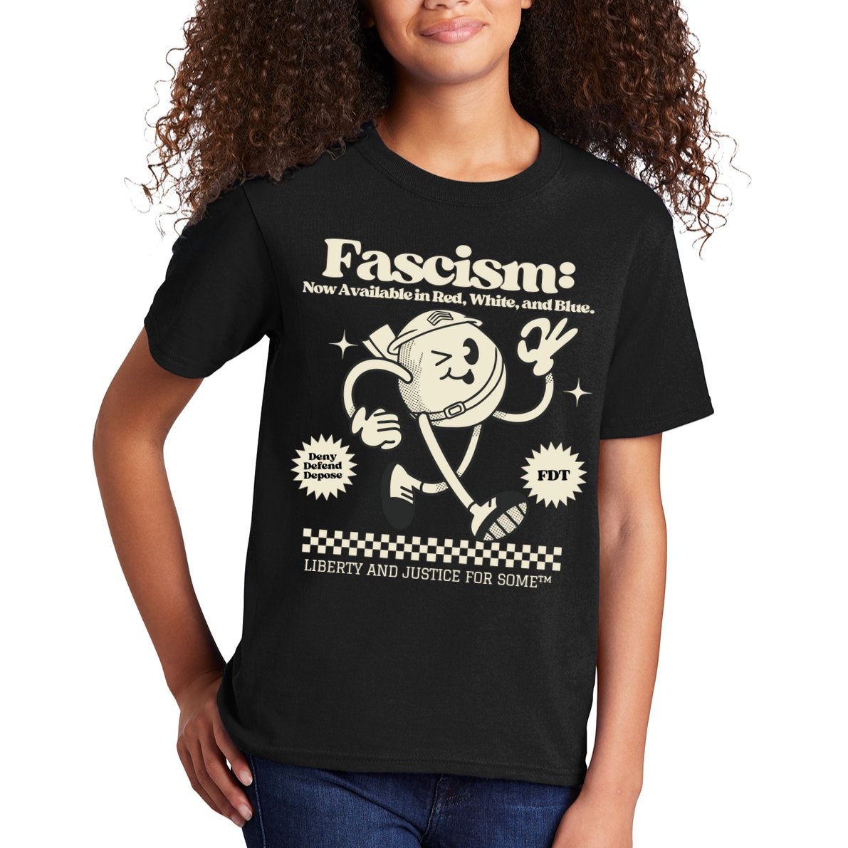 Anti Trump Anti Fascism Kids T-Shirt