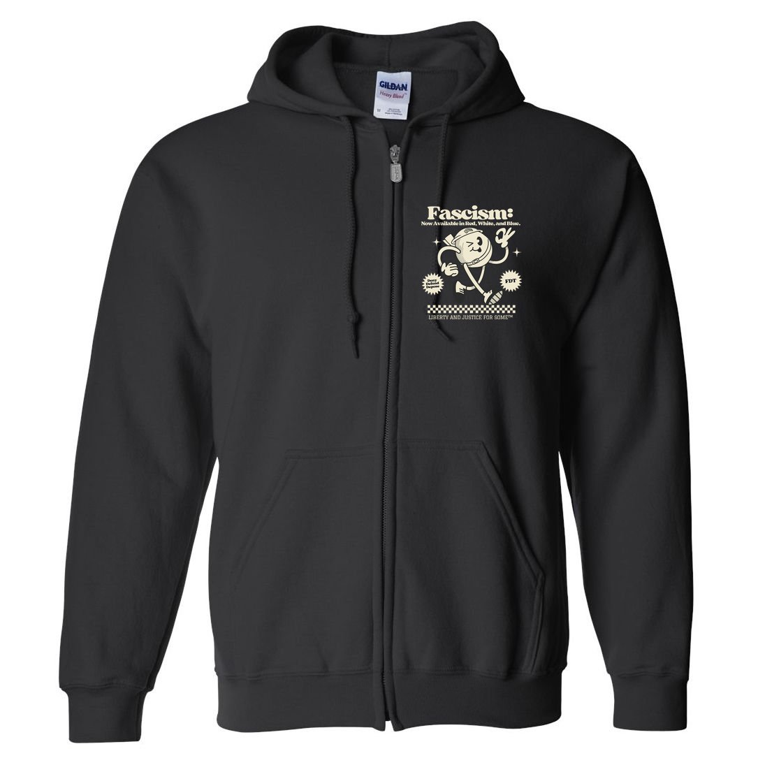 Anti Trump Anti Fascism Full Zip Hoodie