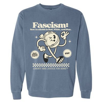 Anti Trump Anti Fascism Garment-Dyed Sweatshirt