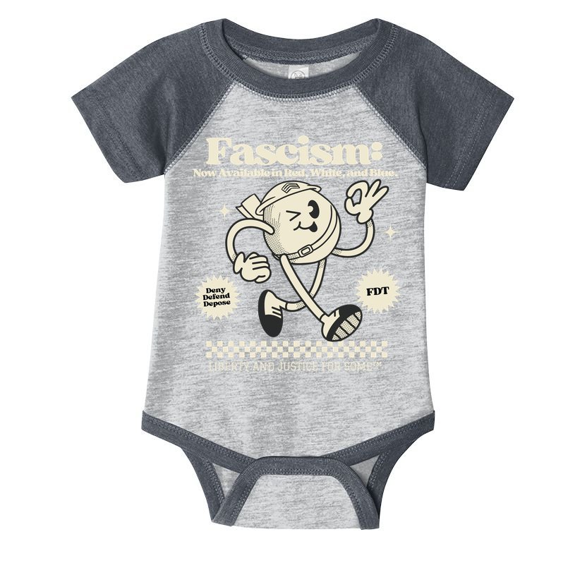 Anti Trump Anti Fascism Infant Baby Jersey Bodysuit