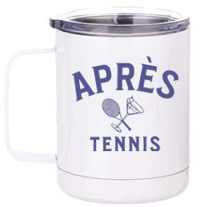 Apres Tennis Aprs Tennis 12 oz Stainless Steel Tumbler Cup