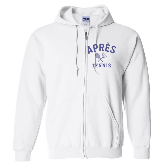 Apres Tennis Aprs Tennis Full Zip Hoodie