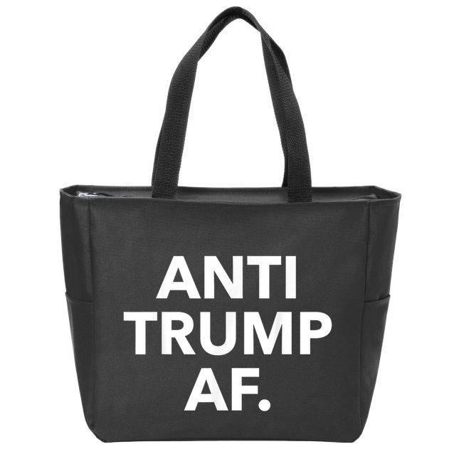 Anti Trump Af Zip Tote Bag