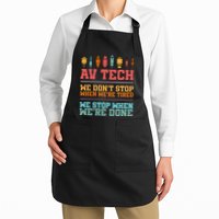 Av Tech Audio Visual Technician Full-Length Apron With Pockets