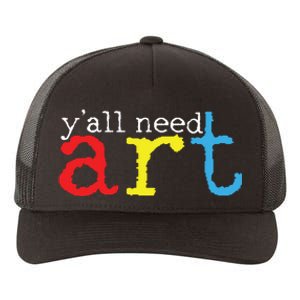 Art Teacher Artists Gift Yupoong Adult 5-Panel Trucker Hat