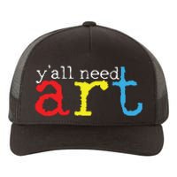 Art Teacher Artists Gift Yupoong Adult 5-Panel Trucker Hat