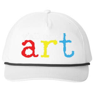 Art Teacher Artists Gift Snapback Five-Panel Rope Hat