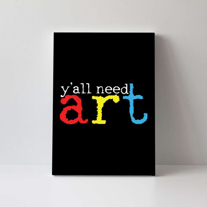 Art Teacher Artists Gift Canvas