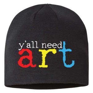 Art Teacher Artists Gift Sustainable Beanie