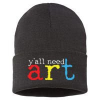 Art Teacher Artists Gift Sustainable Knit Beanie