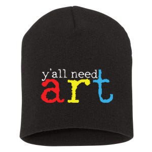 Art Teacher Artists Gift Short Acrylic Beanie