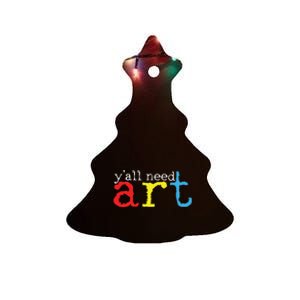 Art Teacher Artists Gift Ceramic Tree Ornament