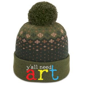 Art Teacher Artists Gift The Baniff Cuffed Pom Beanie