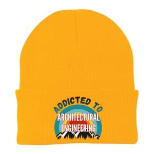 Addicted To Architectural Engineering College Major Gift Knit Cap Winter Beanie