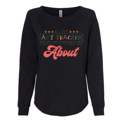 Art Teacher Womens California Wash Sweatshirt