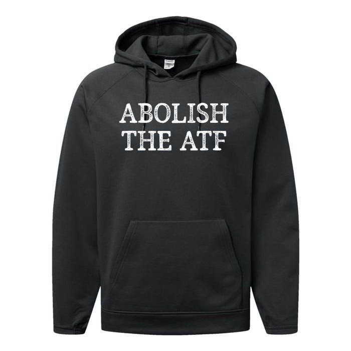 Abolish The ATF Vintage Style Performance Fleece Hoodie