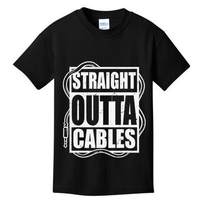 Av Tech Audio Visual Technician Kids T-Shirt
