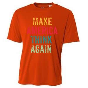 America Thinking Again Gift Cooling Performance Crew T-Shirt