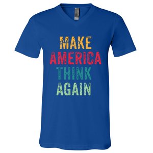 America Thinking Again Gift V-Neck T-Shirt