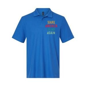 America Thinking Again Gift Softstyle Adult Sport Polo