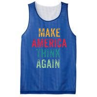 America Thinking Again Gift Mesh Reversible Basketball Jersey Tank