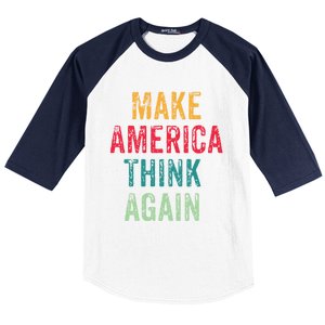 America Thinking Again Gift Baseball Sleeve Shirt