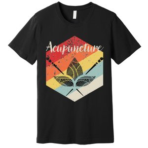 Acupuncture T Acupuncturist Traditional Medicine Gift Premium T-Shirt