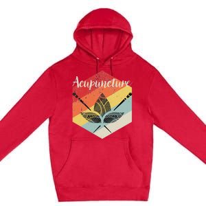 Acupuncture T Acupuncturist Traditional Medicine Gift Premium Pullover Hoodie