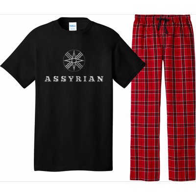 Assyrian Text Assyrian Flag Pajama Set